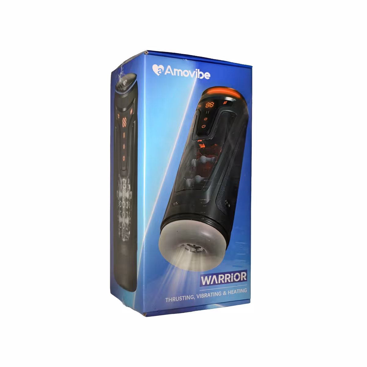 Amovibe Warrior Thrusting Male Masturbator – Black image 6