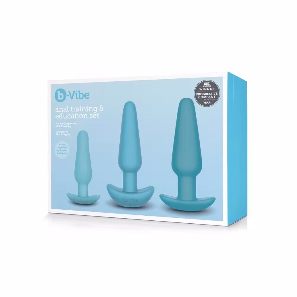 b-Vibe Anal Education Set Blue image 2
