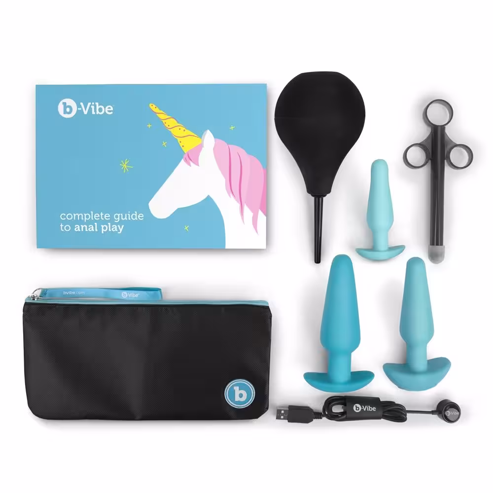 b-Vibe Anal Education Set Blue image 8