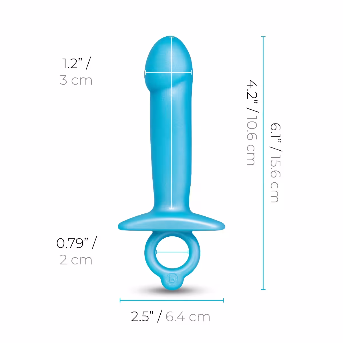 b-Vibe Butties Lil Dil Silicone Anal Dildo – Sleek, Comfortable, and Waterproof image 7