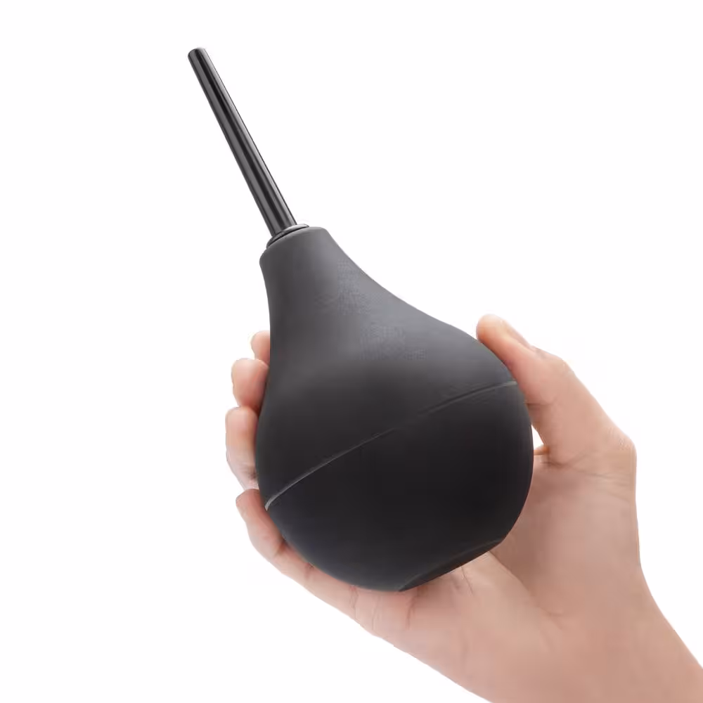 b-Vibe Classic Enema Bulb Douche Black image 3