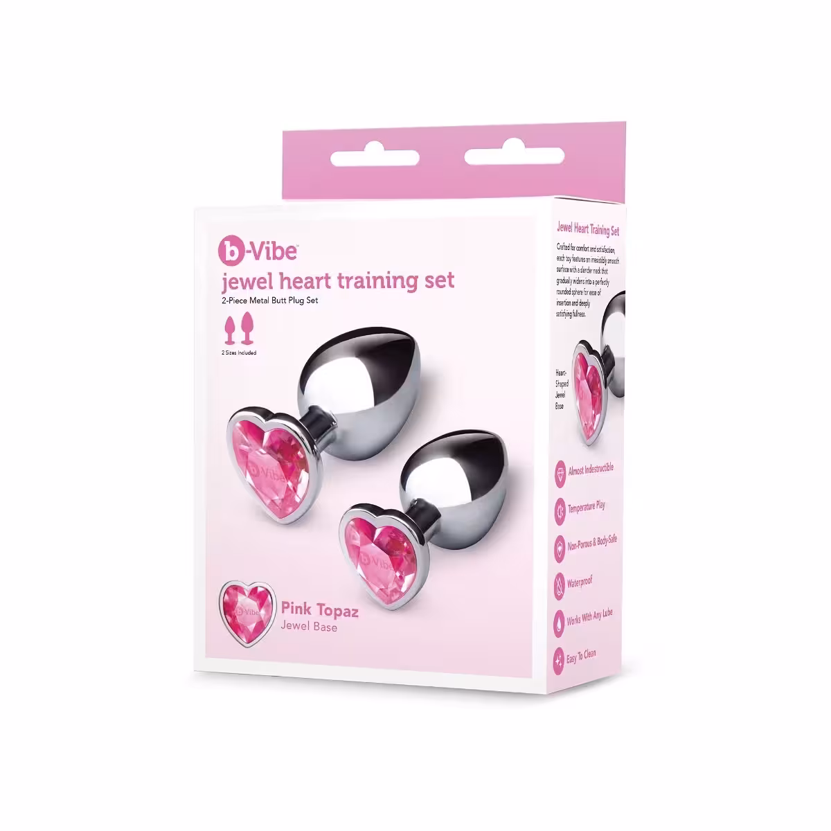 b-Vibe Jewel Metal Training Set – Luxurious Anal Pleasure for Couples image 2