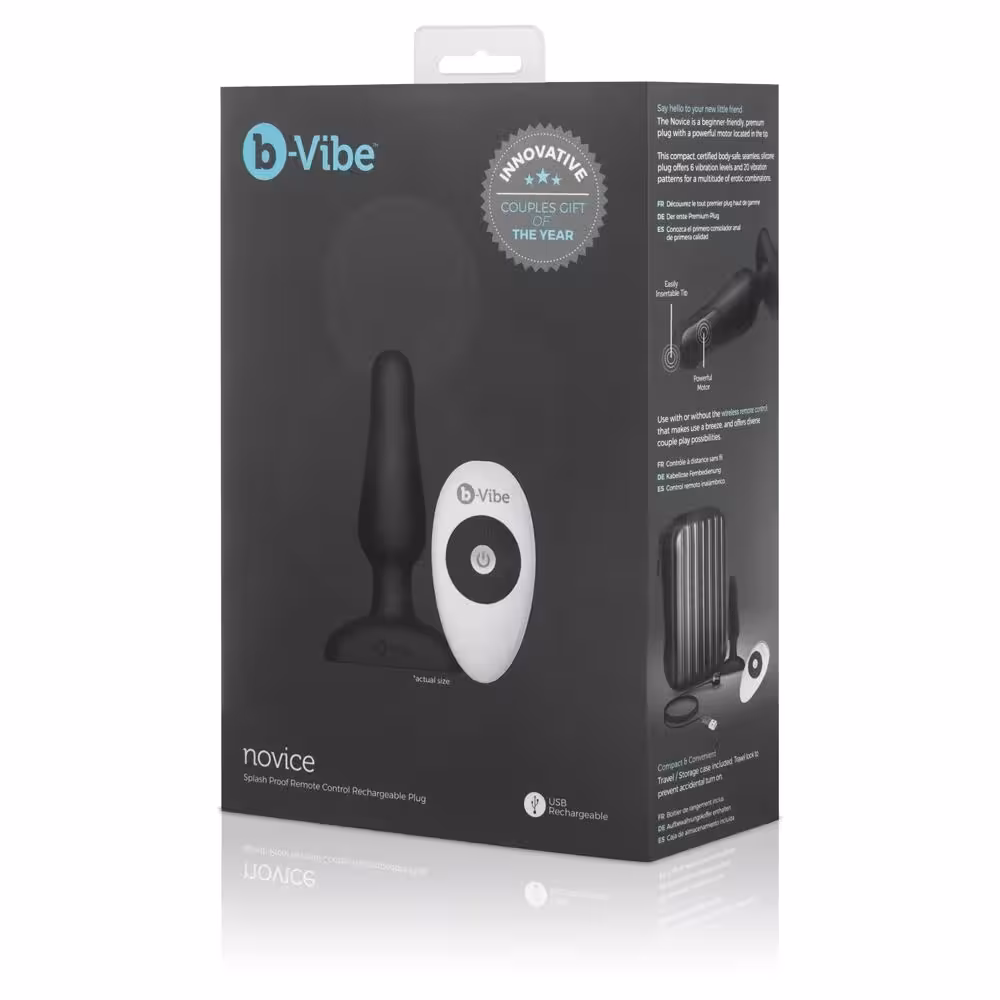 b-Vibe Novice Plug Black image 2