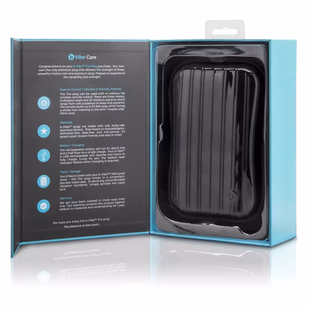 b-Vibe Novice Plug Black image 7