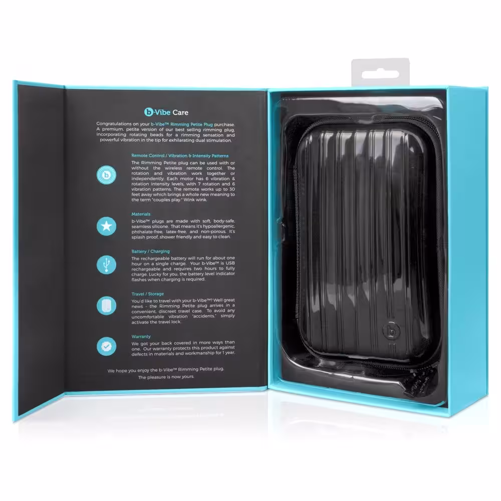 b-Vibe Rimming Petite Black image 7