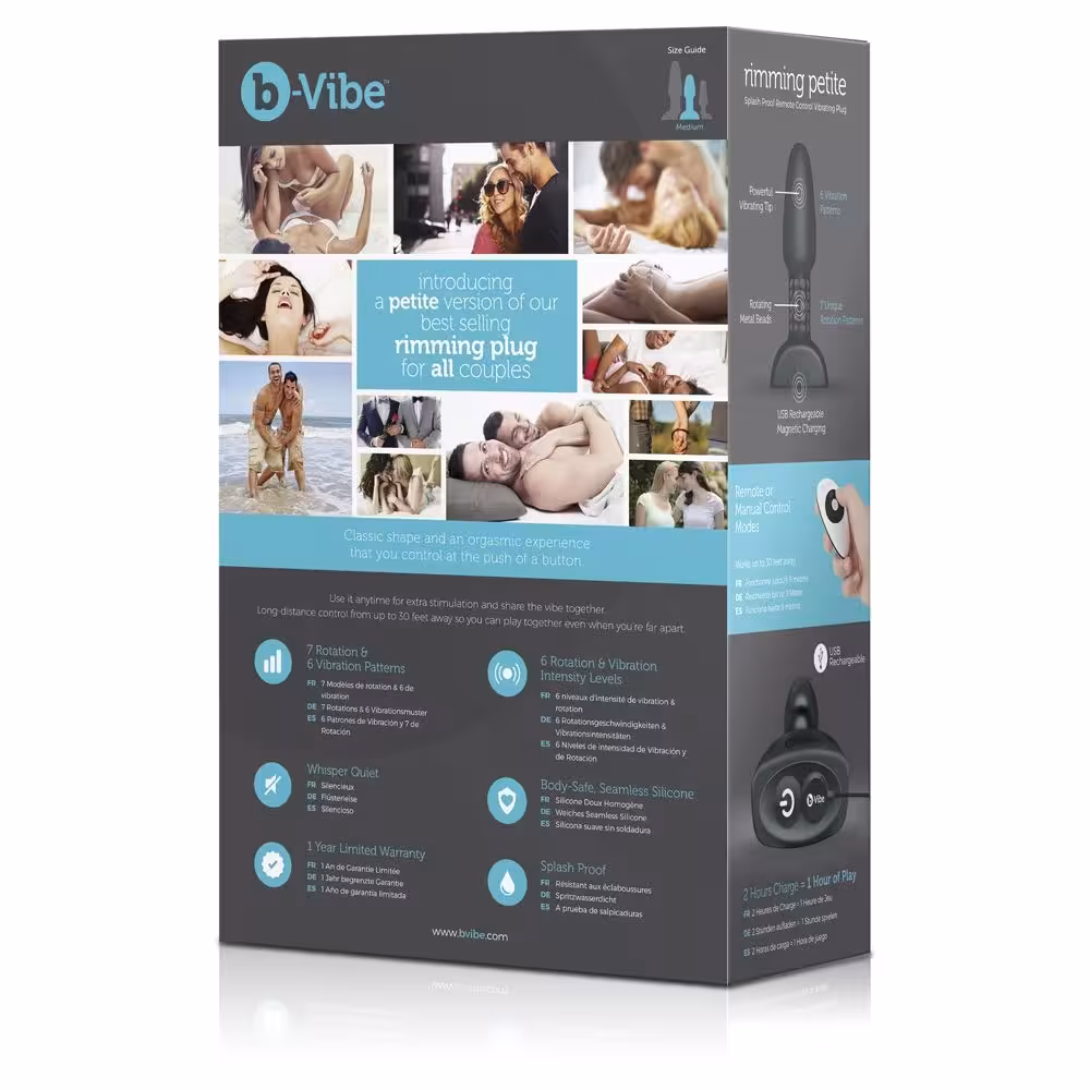 b-Vibe Rimming Petite Black image 8
