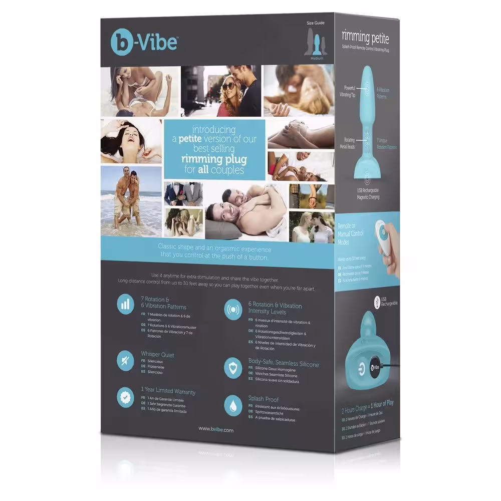 b-Vibe Rimming Petite Teal image 8