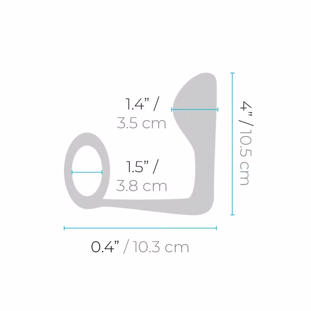 b-Vibe Ringer Cock Ring & Plug image 6