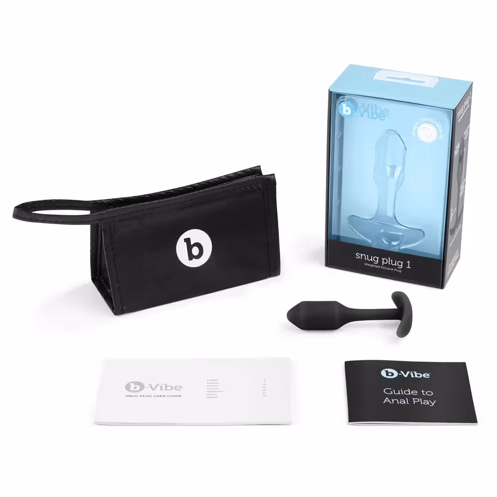 b-Vibe Snug Plug 1 Black image 4