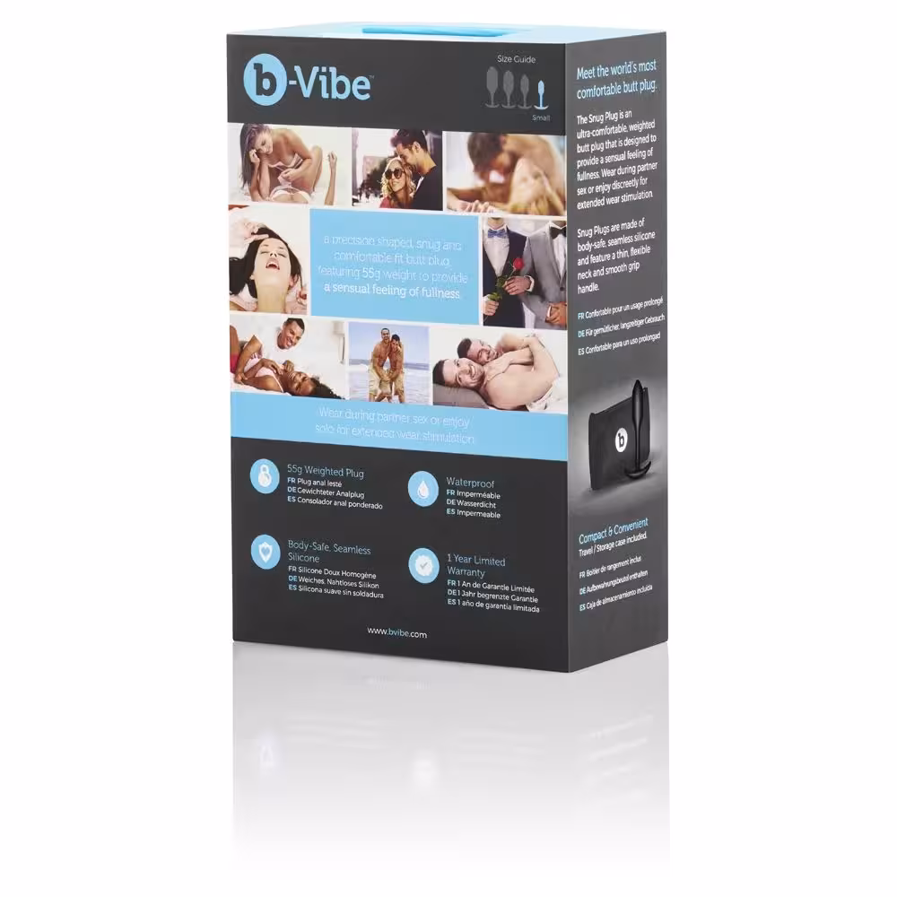 b-Vibe Snug Plug 1 Black image 5