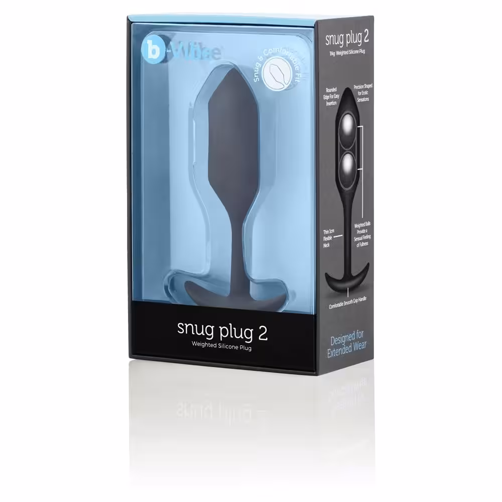 b-Vibe Snug Plug 2 Black image 2