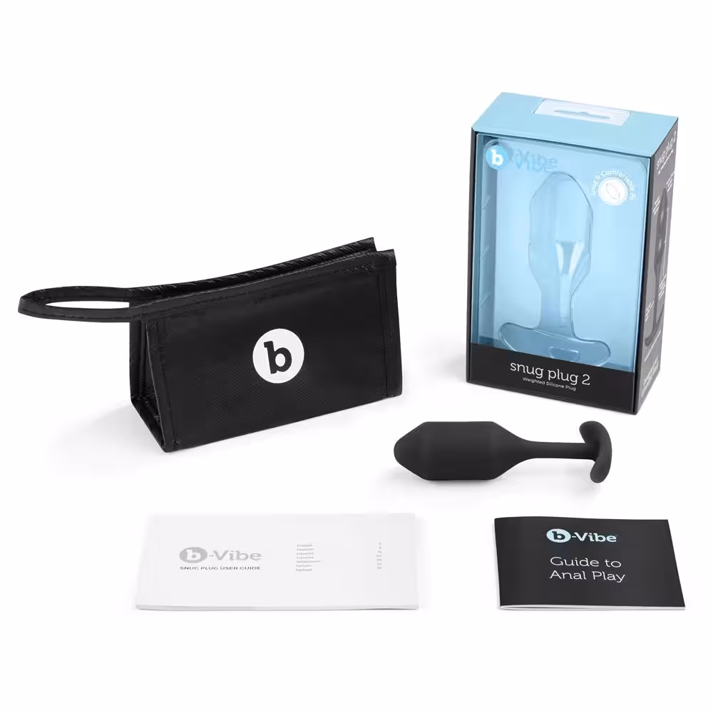 b-Vibe Snug Plug 2 Black image 4