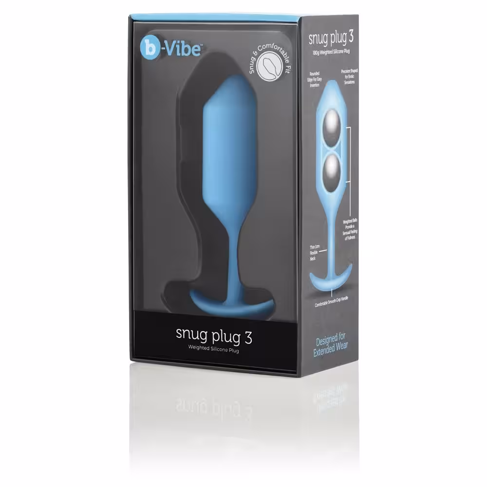 b-Vibe Snug Plug 3 Teal image 2