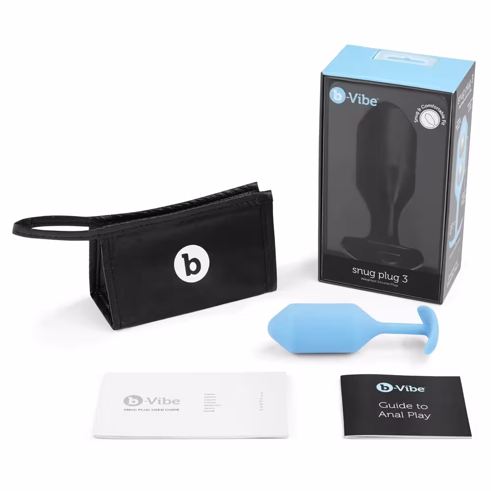 b-Vibe Snug Plug 3 Teal image 4