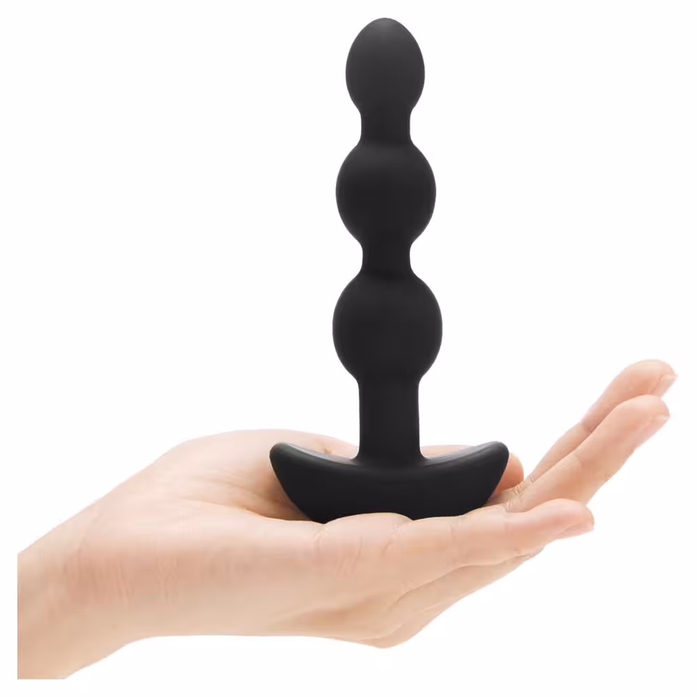 b-Vibe Triplet Anal Beads Black image 4