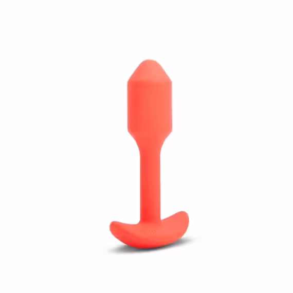 b-Vibe Vibrating Snug Plug 1 Orange image 3