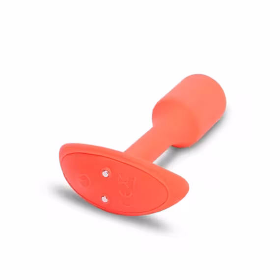 b-Vibe Vibrating Snug Plug 1 Orange image 4