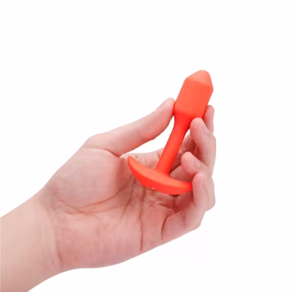 b-Vibe Vibrating Snug Plug 1 Orange image 5