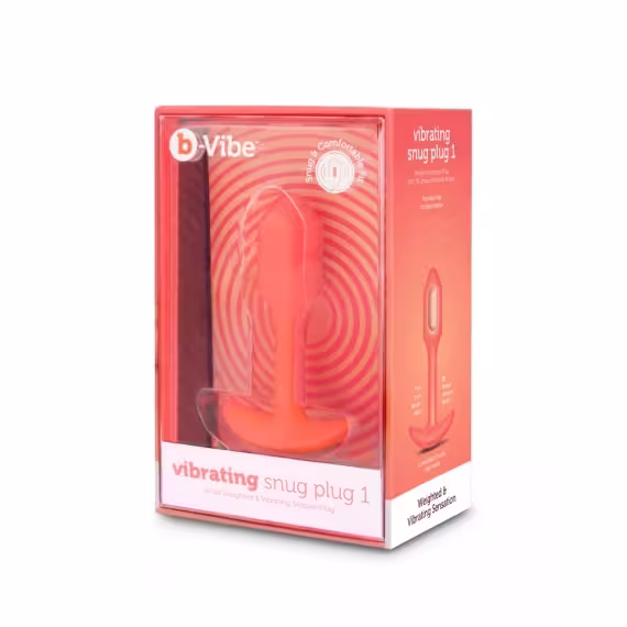 b-Vibe Vibrating Snug Plug 1 Orange image 6
