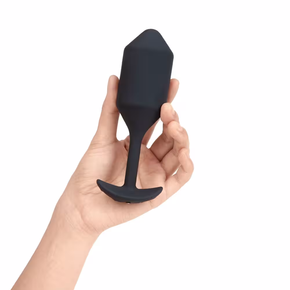b-Vibe Vibrating Snug Plug Black Xlarge image 3