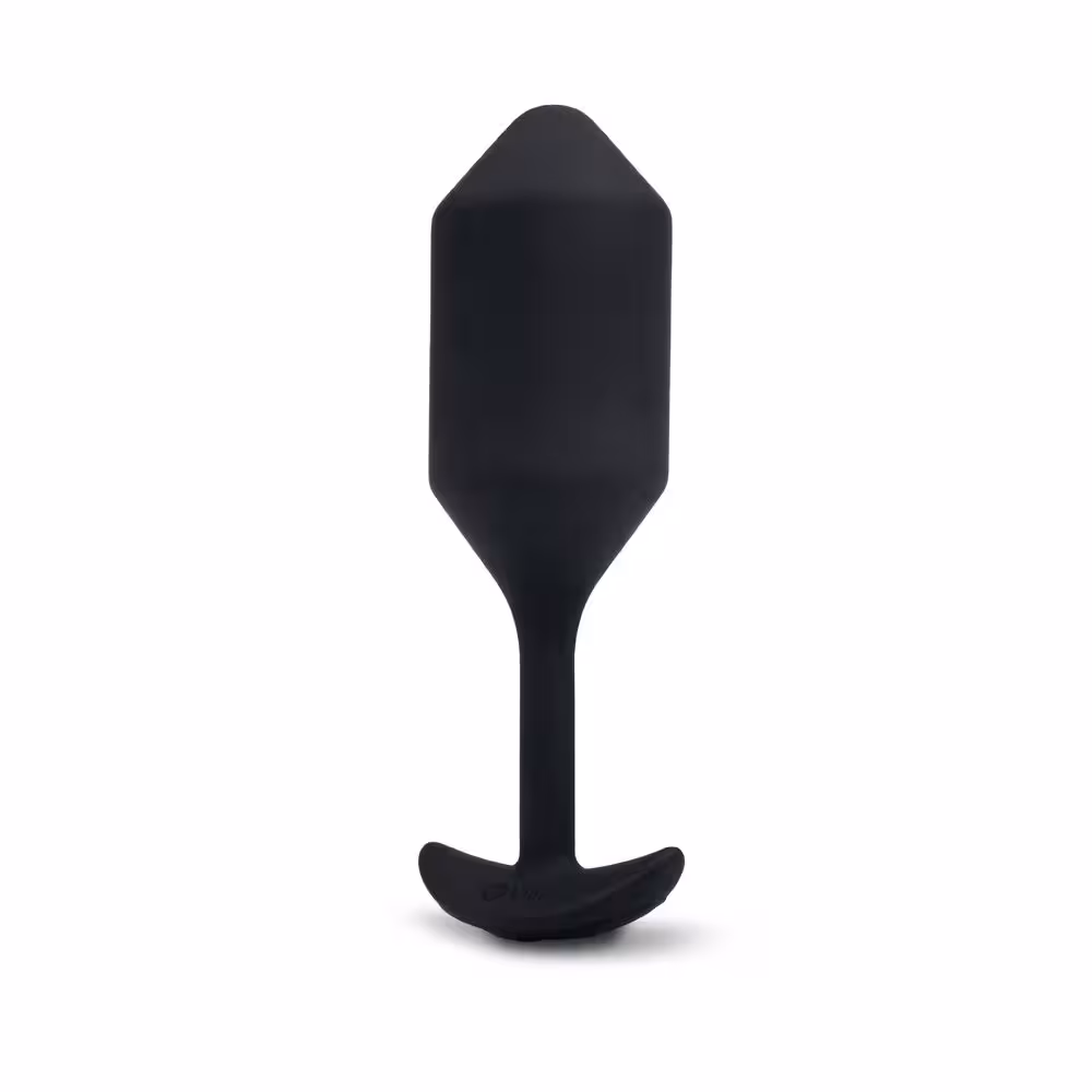 b-Vibe Vibrating Snug Plug Black Xlarge image 4