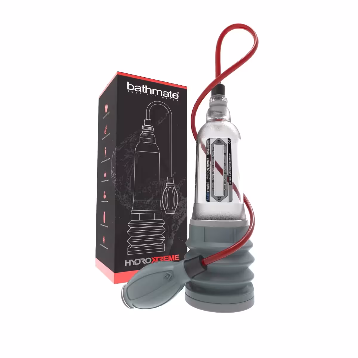 Bathmate Hydroxtreme7 Wide Boy Penis Pump Clear image 2
