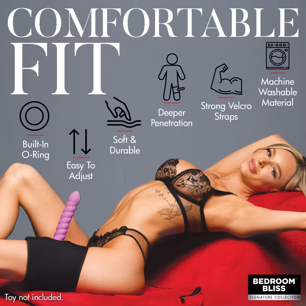 Bedroom Bliss Thigh Strap-On Harness – For Intimate Connection image 5
