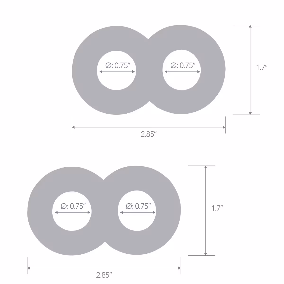 Blue Line 2 Pack Duo Cock And Ball Stamina Enhancement Cock Ring image 4