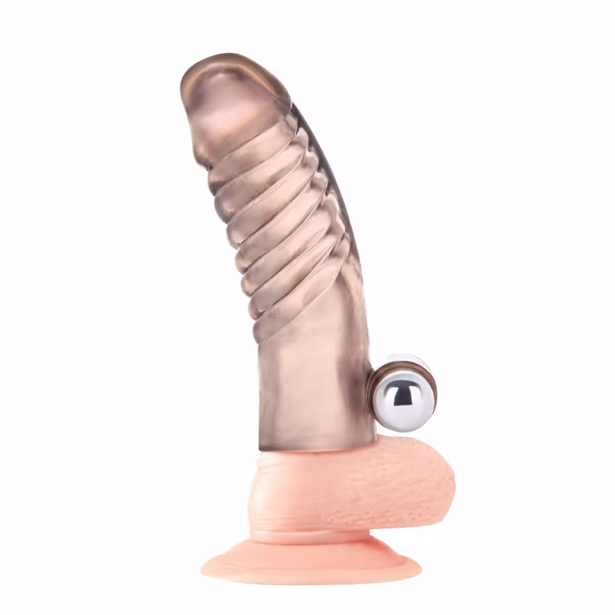 Blueline 5.25inch Vibrating Penis Enhancing Sleeve Extension image 2