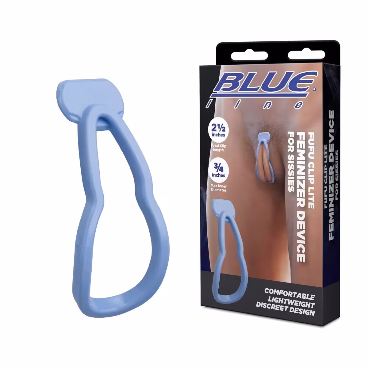 Blueline Fufu Clip Lite Feminizer Device for Sissies image 4