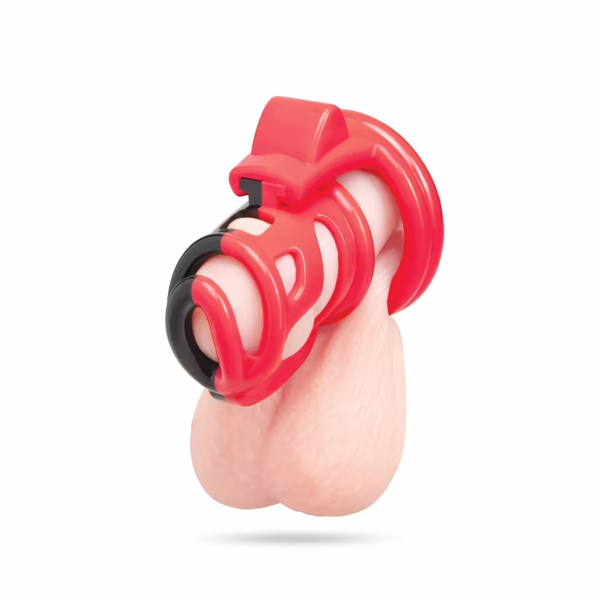 Blueline Red Zone 2inch Cock Shackle Chastity Cage | Premium Restraint for Adults