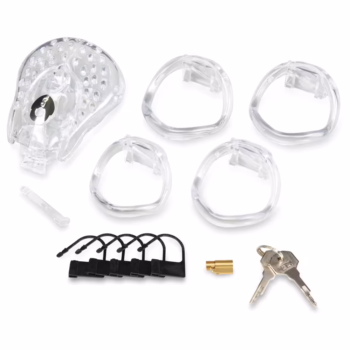 Full Coverage Cock and Balls Locked Up Chastity Cage Trap image 3