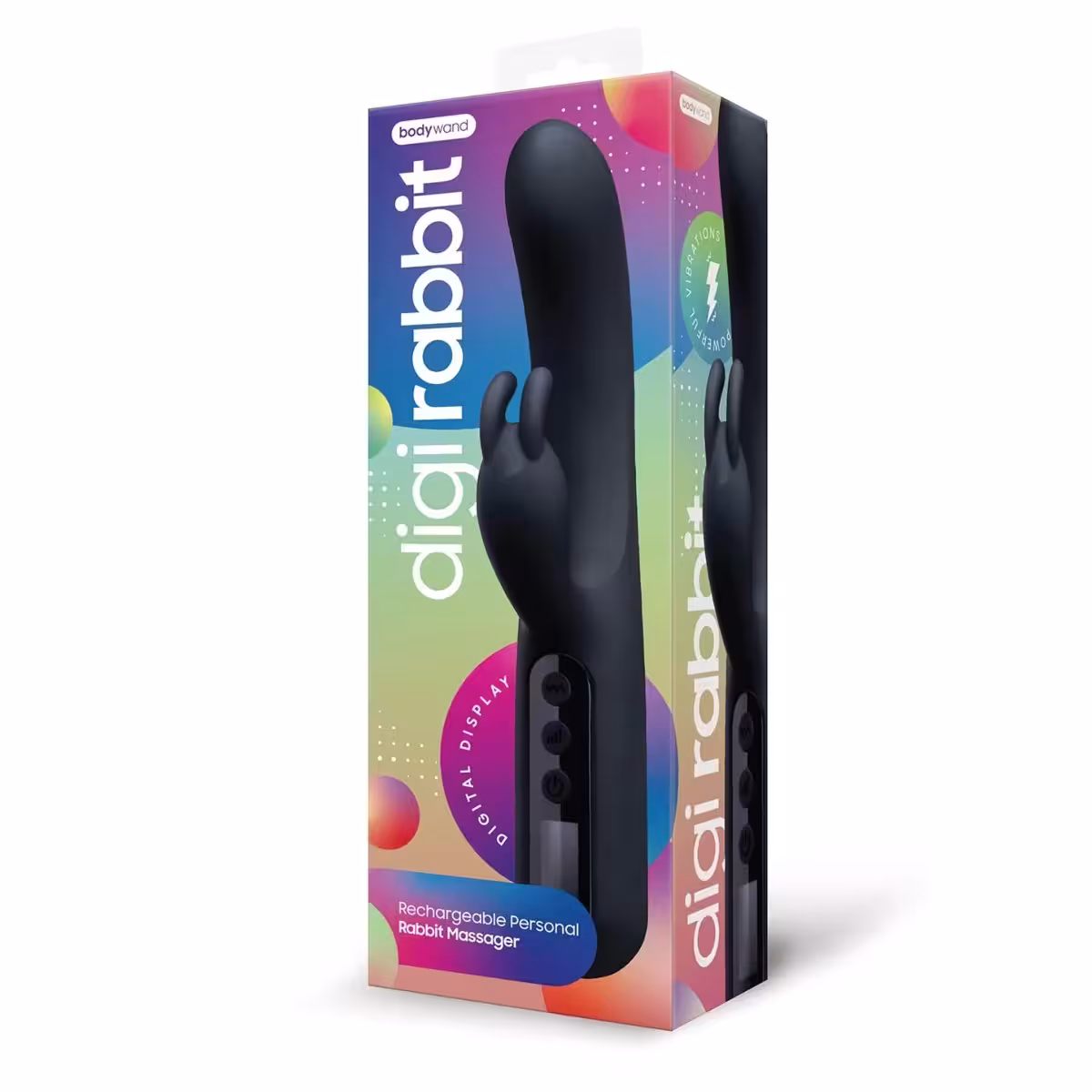 Bodywand Digi Rabbit Massager – Black image 2