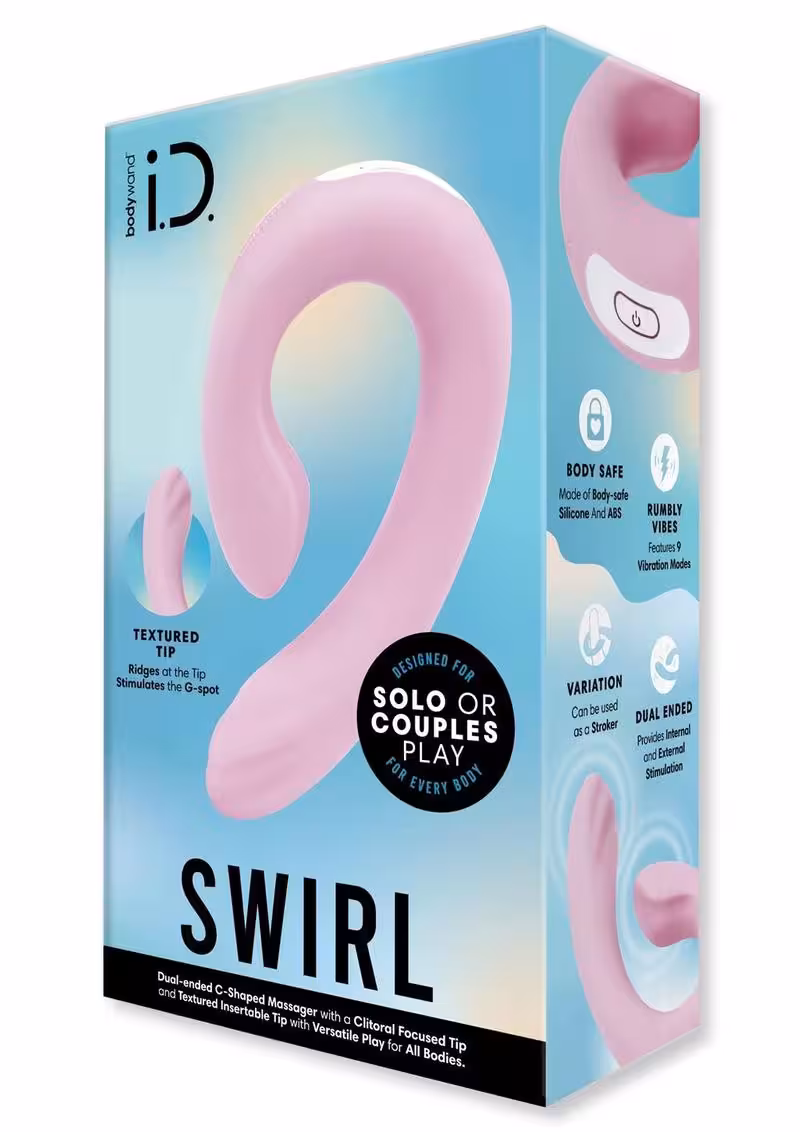 Bodywand I.D. Swirl Multi Function Vibrator Pink image 2