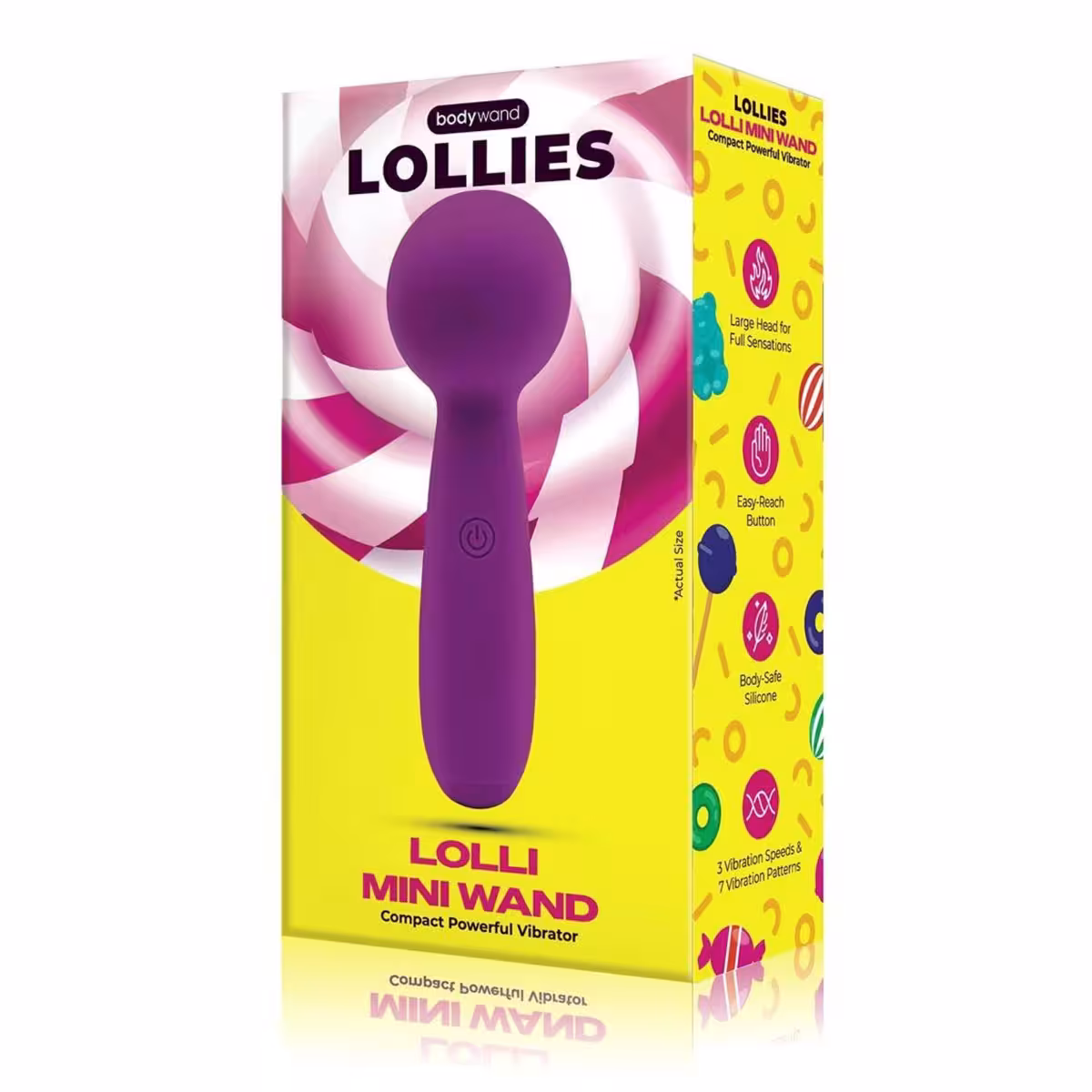 Bodywand Lollies Mini Lolli Wand Massager Purple image 2