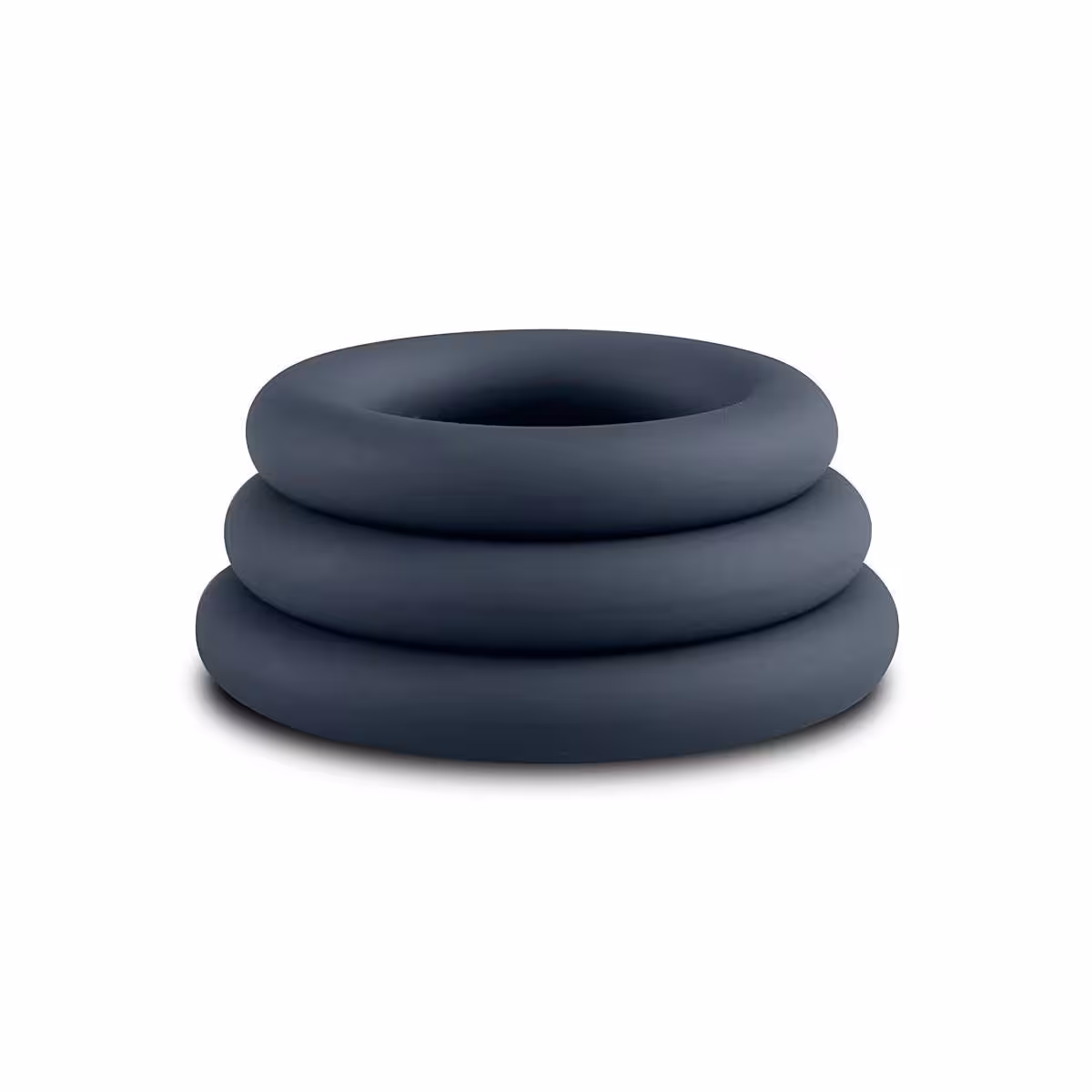 Boners 3-Piece Cock Ring Set Grey image 3
