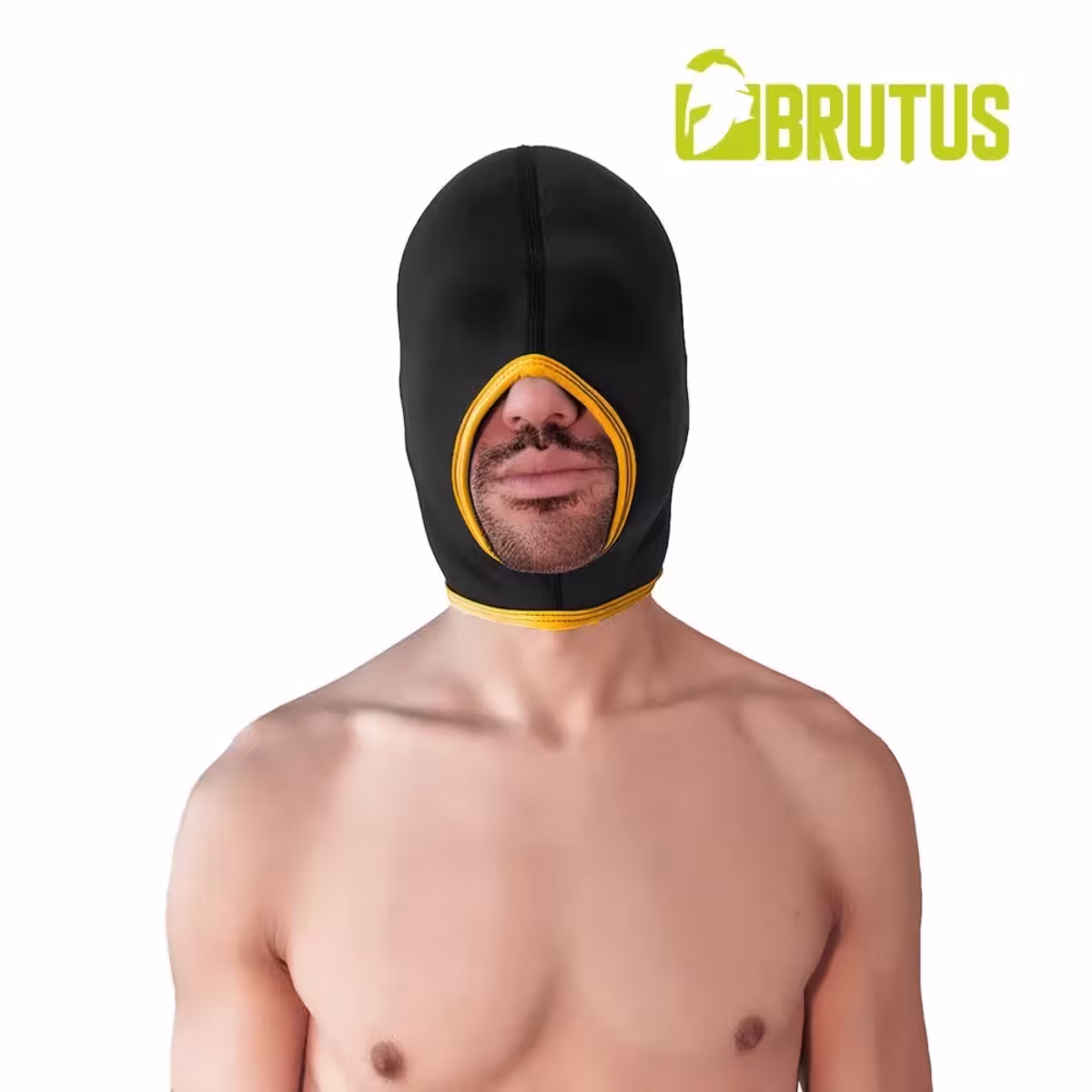 Brutus Blind Neoprene Face Fucker Hood – Black Yellow