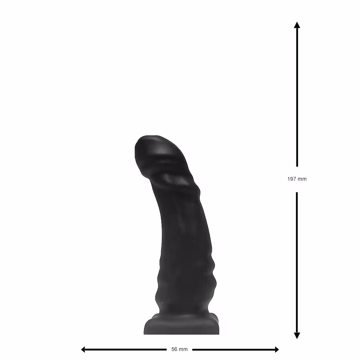 Brutus Bum Buddy Janus Butt Plug Black Medium image 3