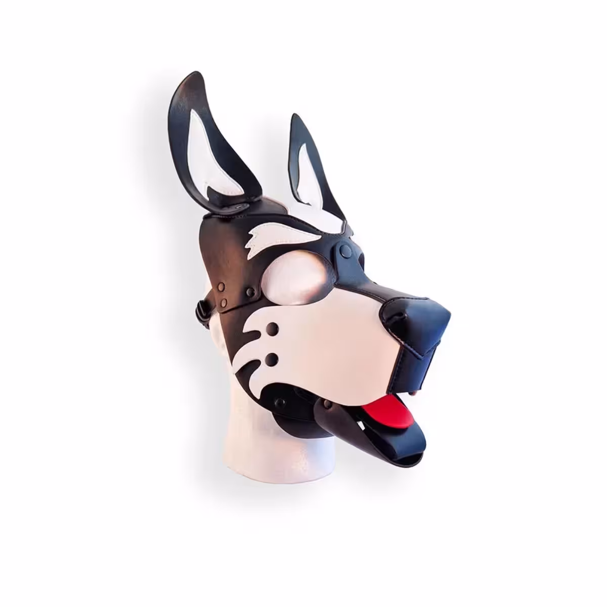 BRUTUS Vegan Pup Hood Black-White – Playful Pet Accessory for Adults