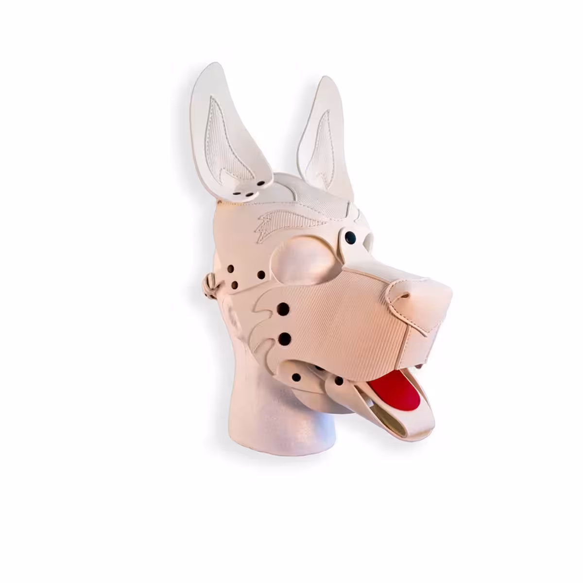Brutus Vegan Pup Hood White – Playful Puppy Hood for Adults