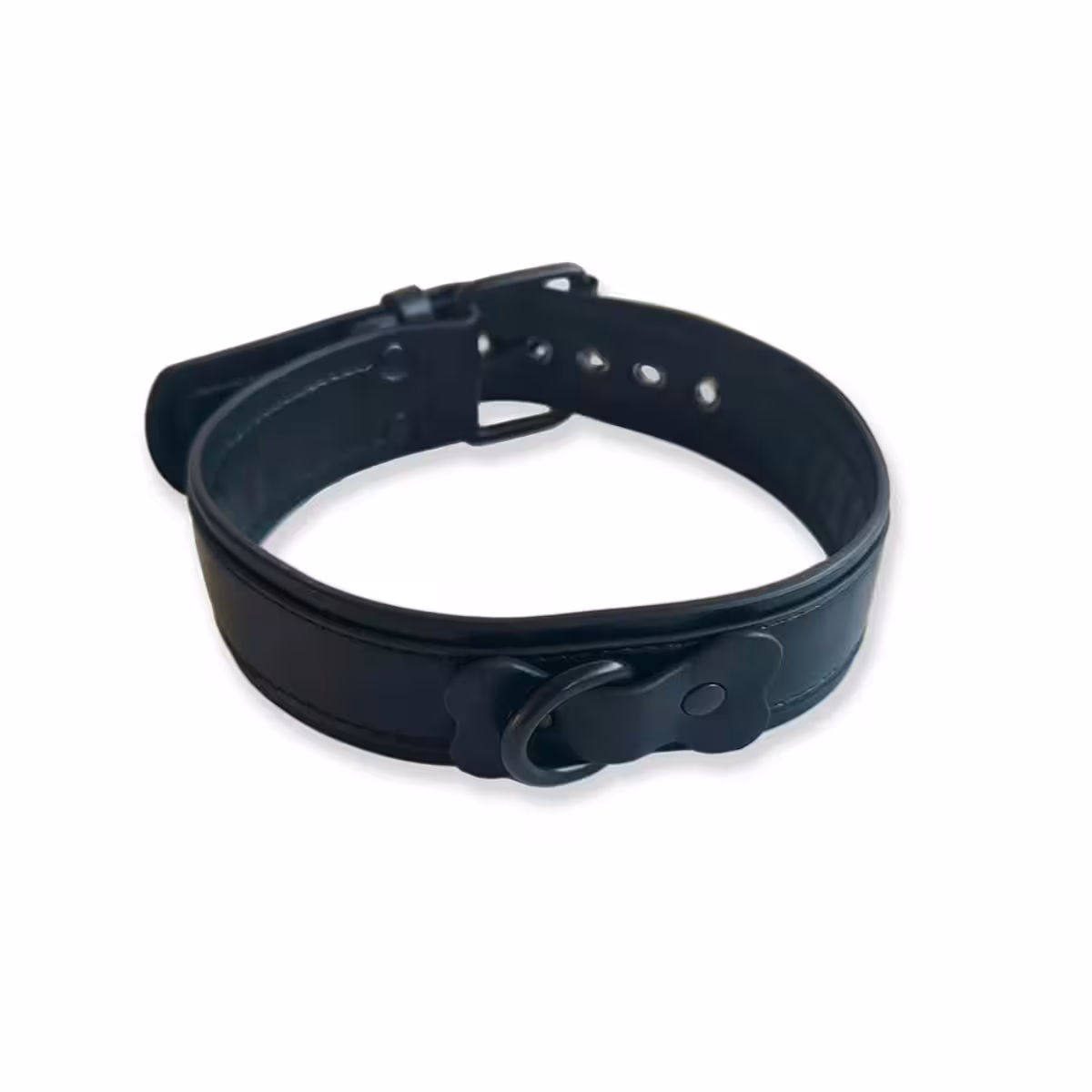 Brutus Vegan Puppy Collar Black – Ethical Pet Accessory for Your Pup