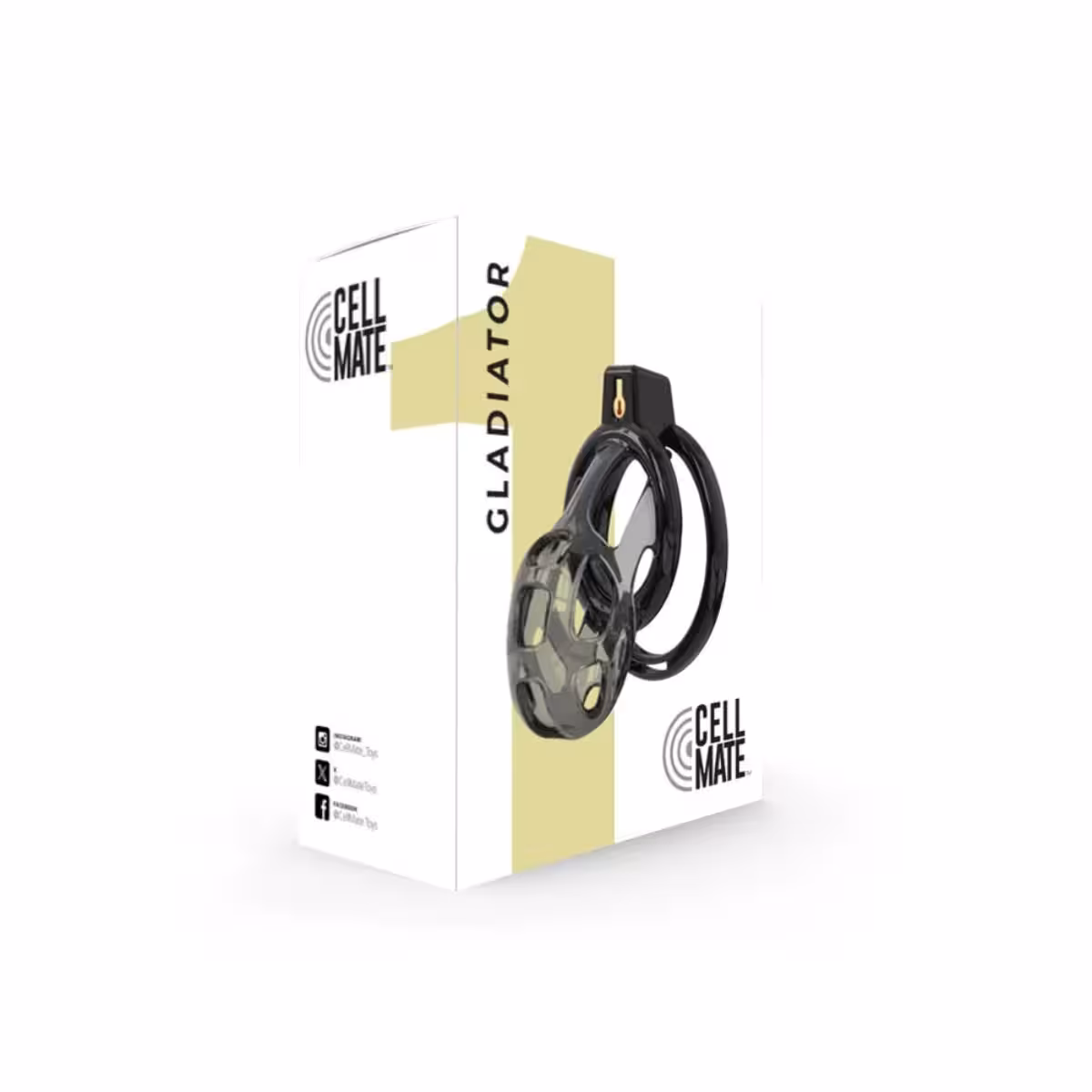 CELLMATE Gladiator Soft Chastity Cage Size 1 – Premium Discreet Design for Comfort & Control image 2
