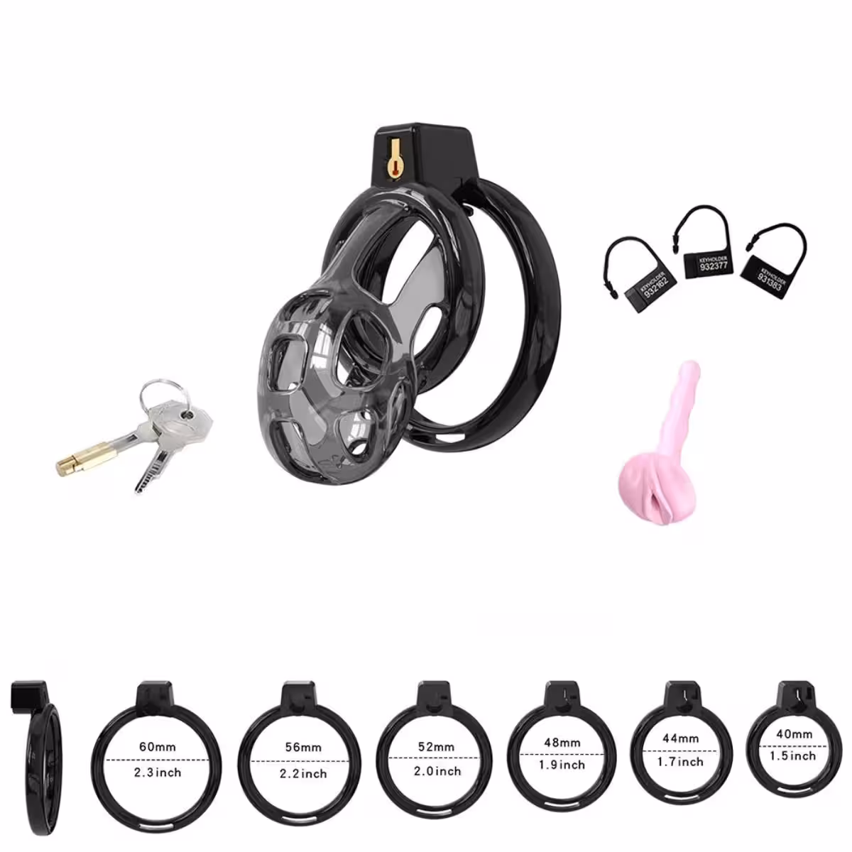 CELLMATE Gladiator Soft Chastity Cage Size 1 – Premium Discreet Design for Comfort & Control image 3