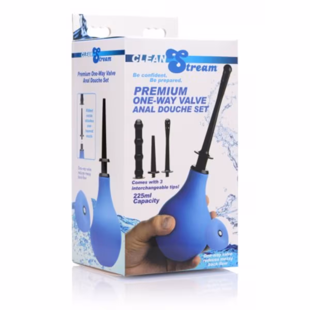 CleanStream Premium One-way Valve Anal Douche Set image 2