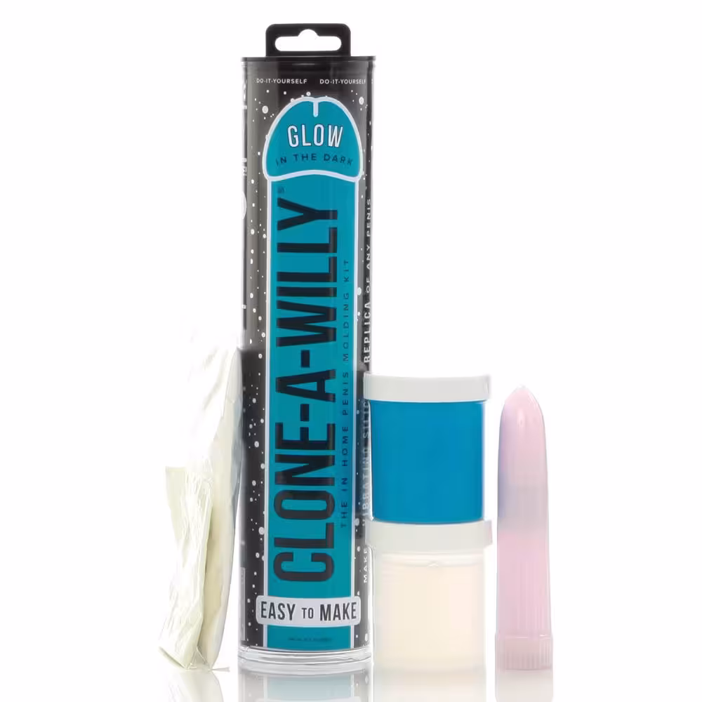Clone A Willy Glow In The Dark Kit Blue image 3