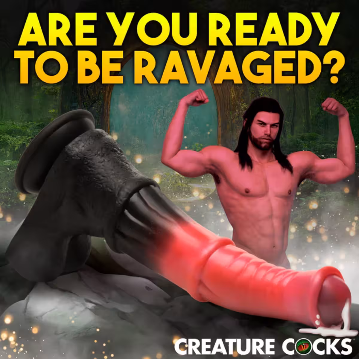 Creature Cocks Centaur Explotion Squirting Silicone Dildo image 3