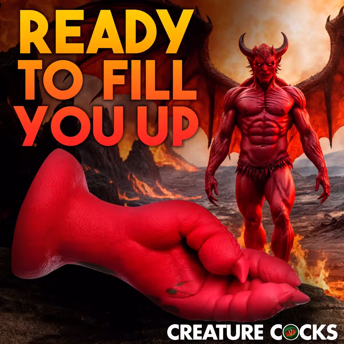 Creature Cocks Demon Claw Fisting Silicone Dildo image 4