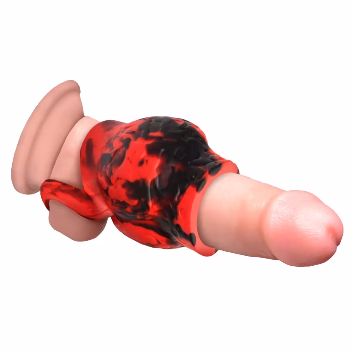 Creature Cocks Hell Hound Silicone Girth Enhancer With Ball Strap Medium