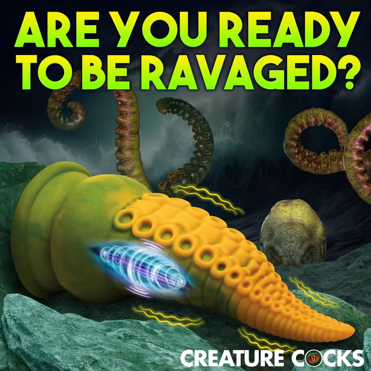 Creature Cocks Monstropus 2.0 Vibrating Tentacle Silicone Dildo image 4