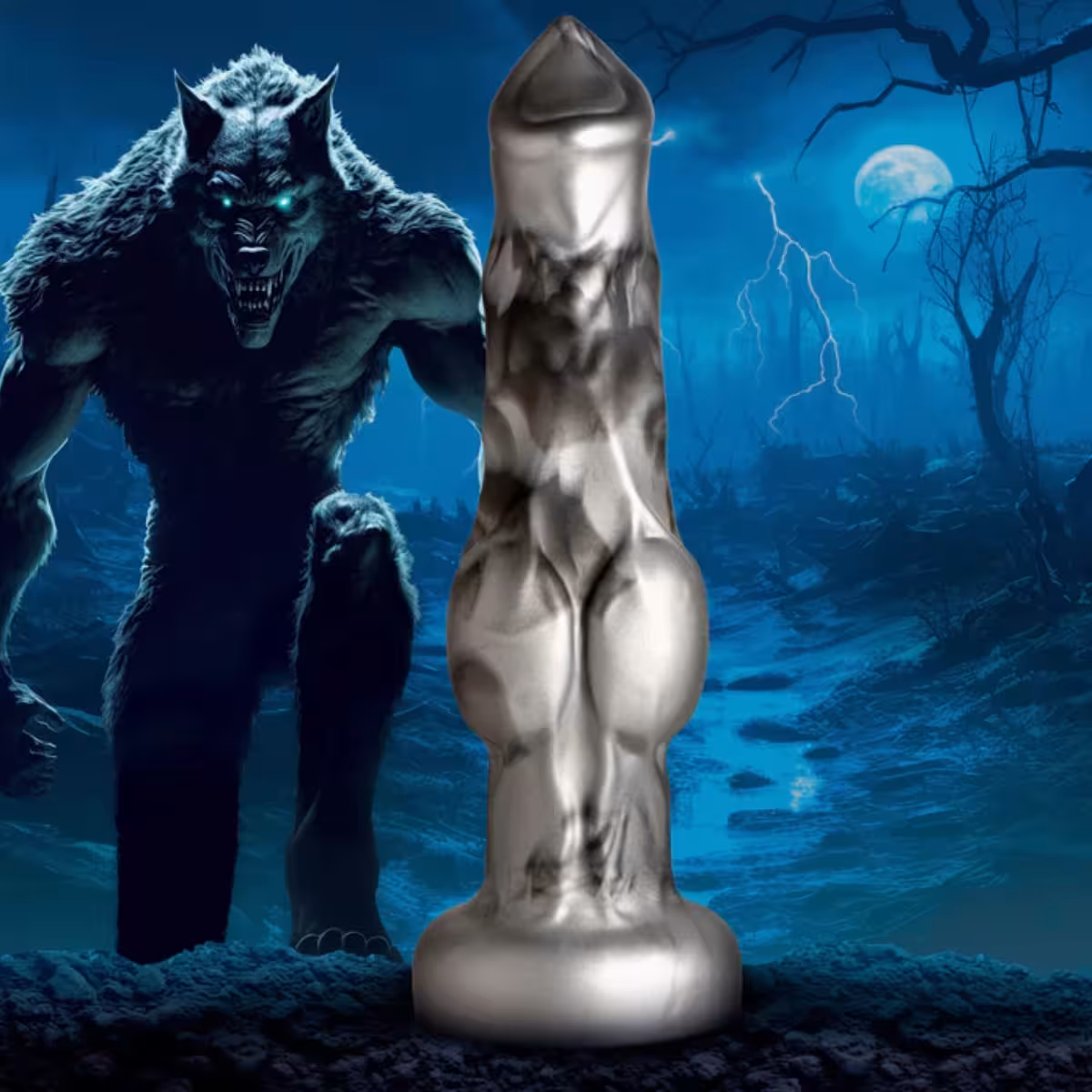 Creature Cocks Night Prowler Silicone Dildo Medium image 2